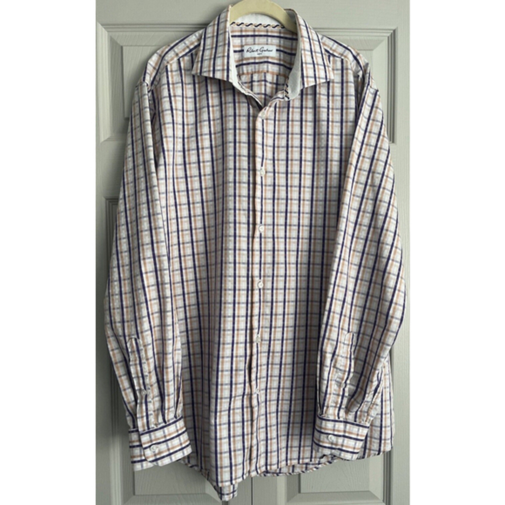 Robertā Graham Mens Size 43 17 2XL Knowledge Wisdom Truth Multicolor Long Sleeve